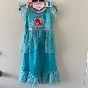 BRAND NEW TODDLER DISNEY LITTLE MERMAID NIGHT GOWN